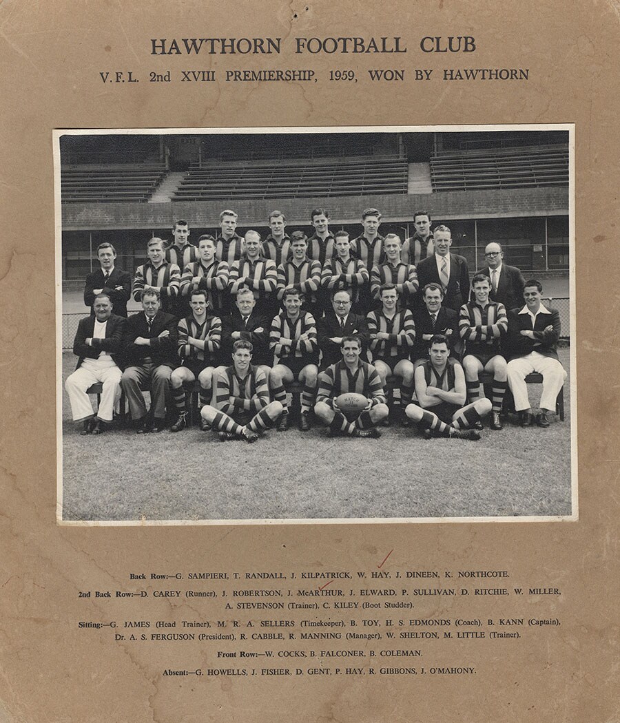 Hawthorn Football Club Chronology